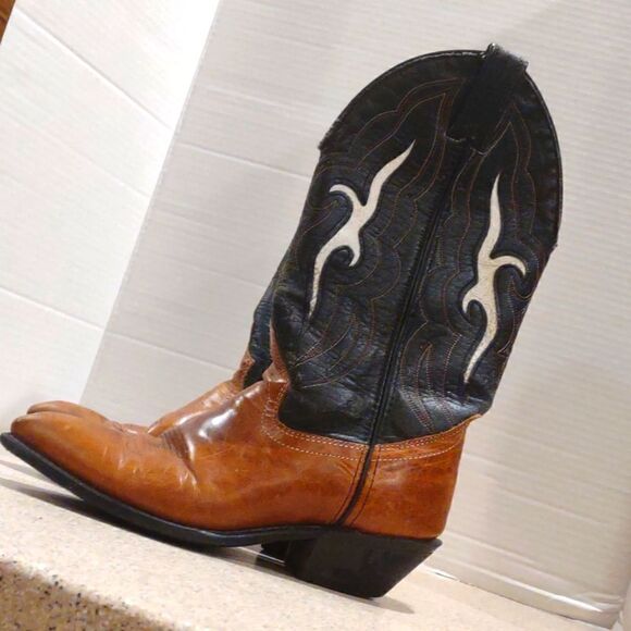 👍 Laredo Western Cowgirl Boots Size 5  A4 - Picture 1 of 7